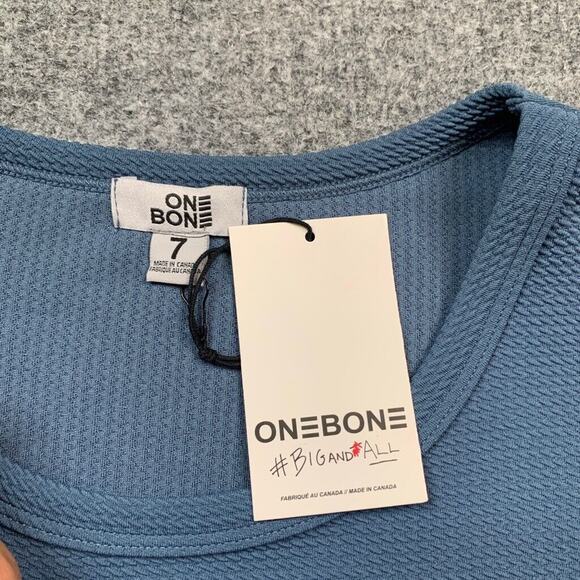 One Bone Shirt Mens 7 Big Tall Cadet Long Sleeve Crew Neck Stretch Moisture Wick - Picture 4 of 10